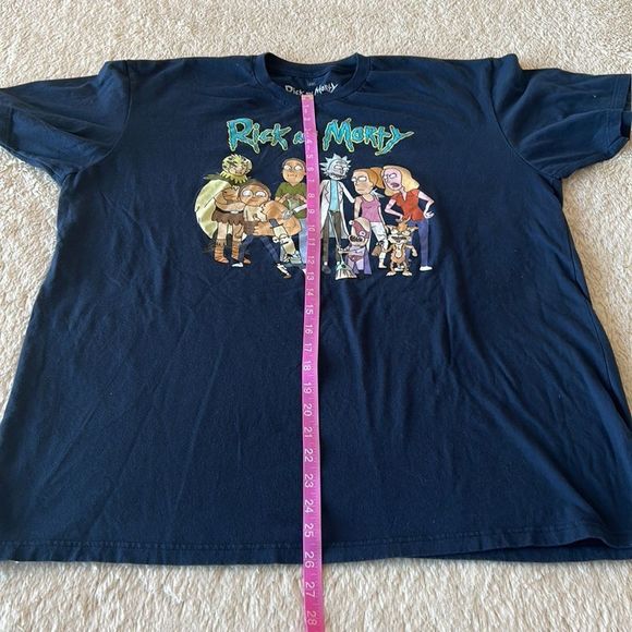 Rick and Morty blue t shirt size 2X - Picture 12 of 16